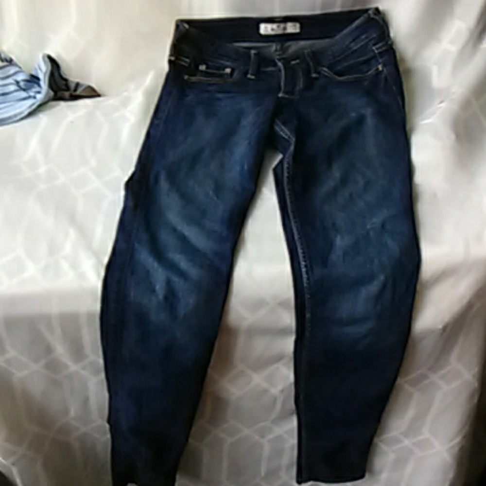 Dark blue jeans